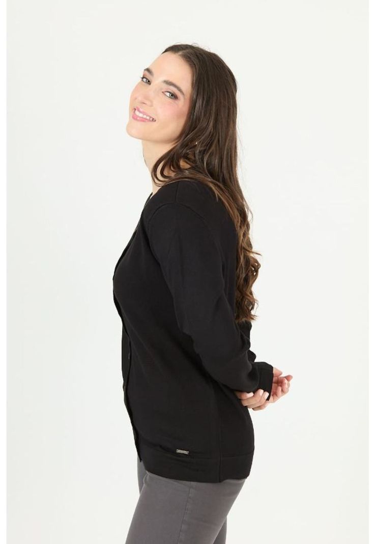 Cardigan negro PRIVILEGE 2468-2