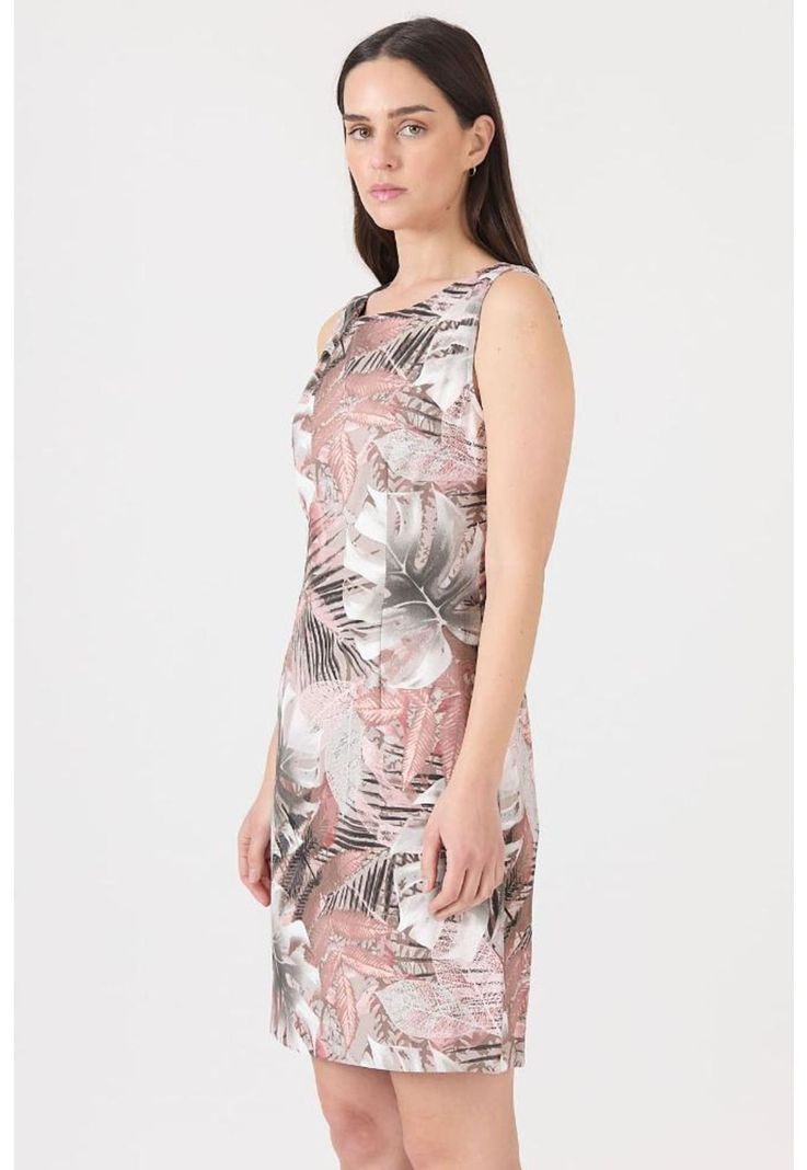 Vestido cafe estampado PRIVILEGE 1136-2
