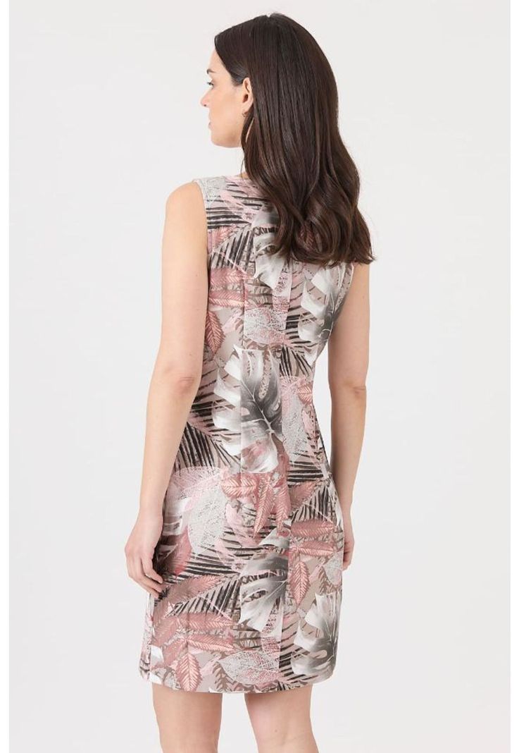 Vestido cafe estampado PRIVILEGE 1136-3
