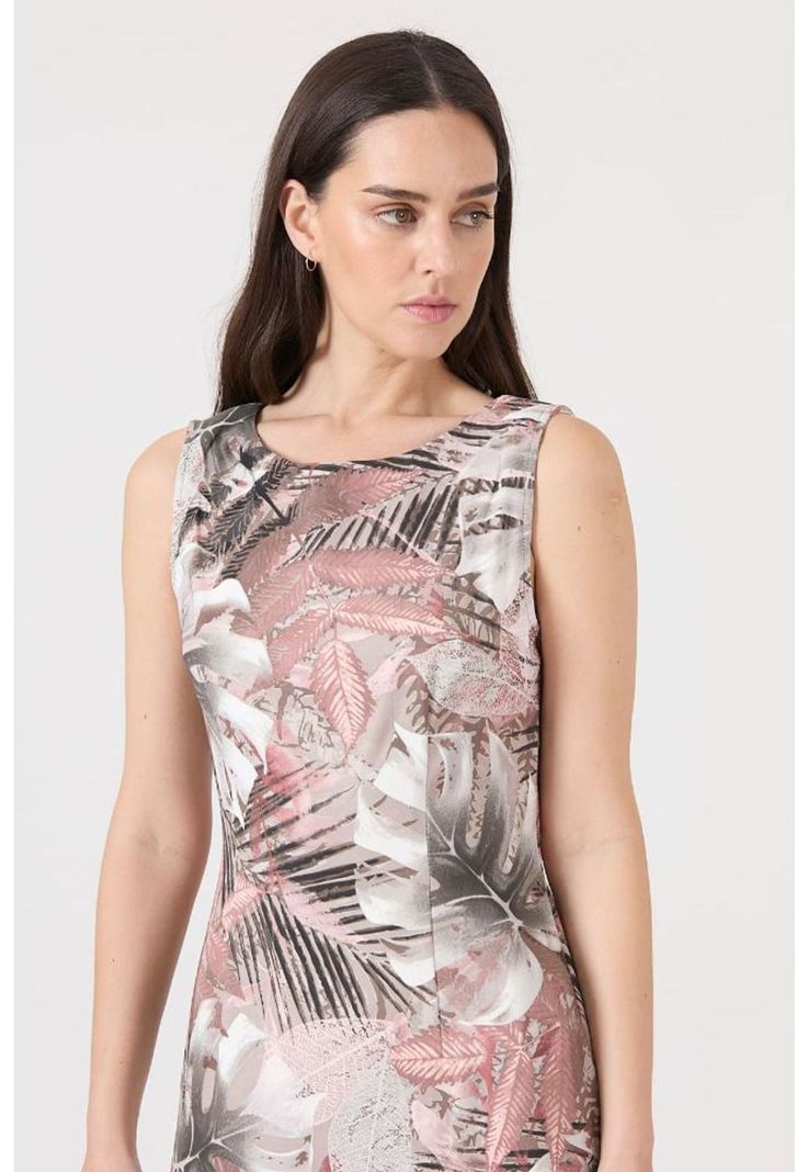 Vestido cafe estampado PRIVILEGE 1136-4