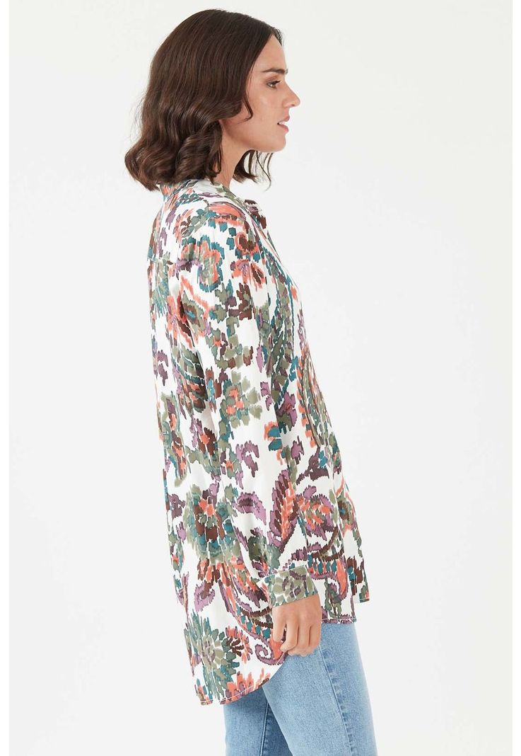Blusa multicolor estampada-1