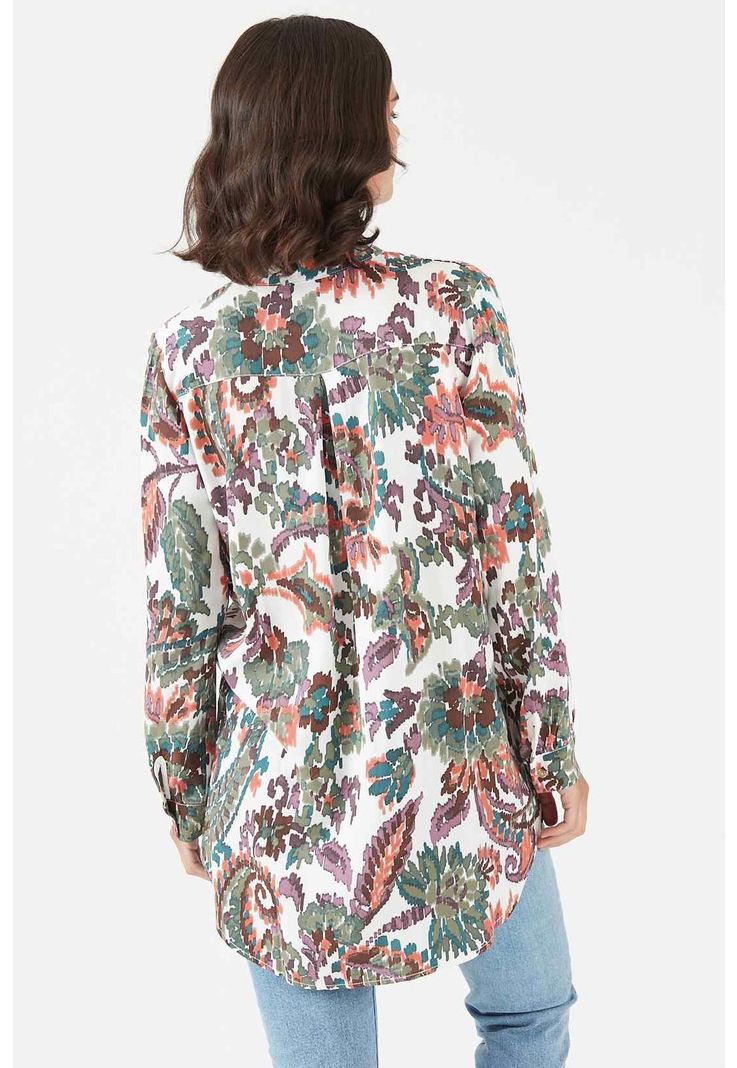 Blusa multicolor estampada-3
