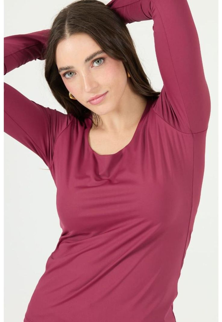 Polera burdeo PRIVILEGE 2307-0