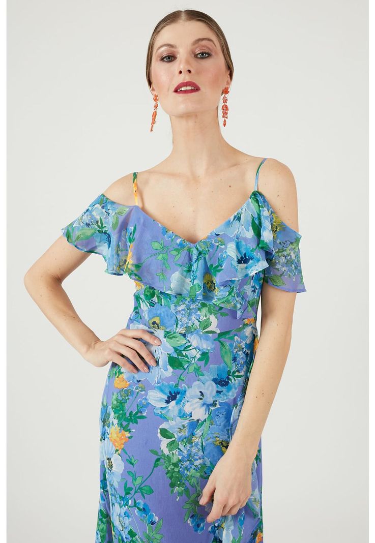 Vestido purpura estampado-0