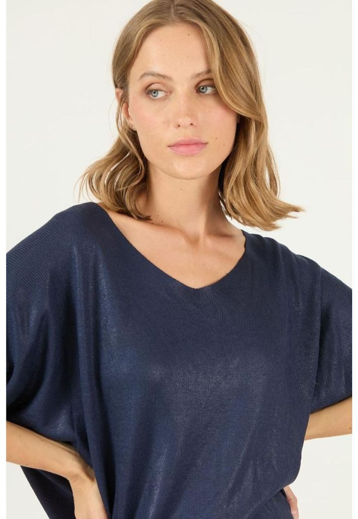 Sweater azul marino PRIVILEGE 2407-1