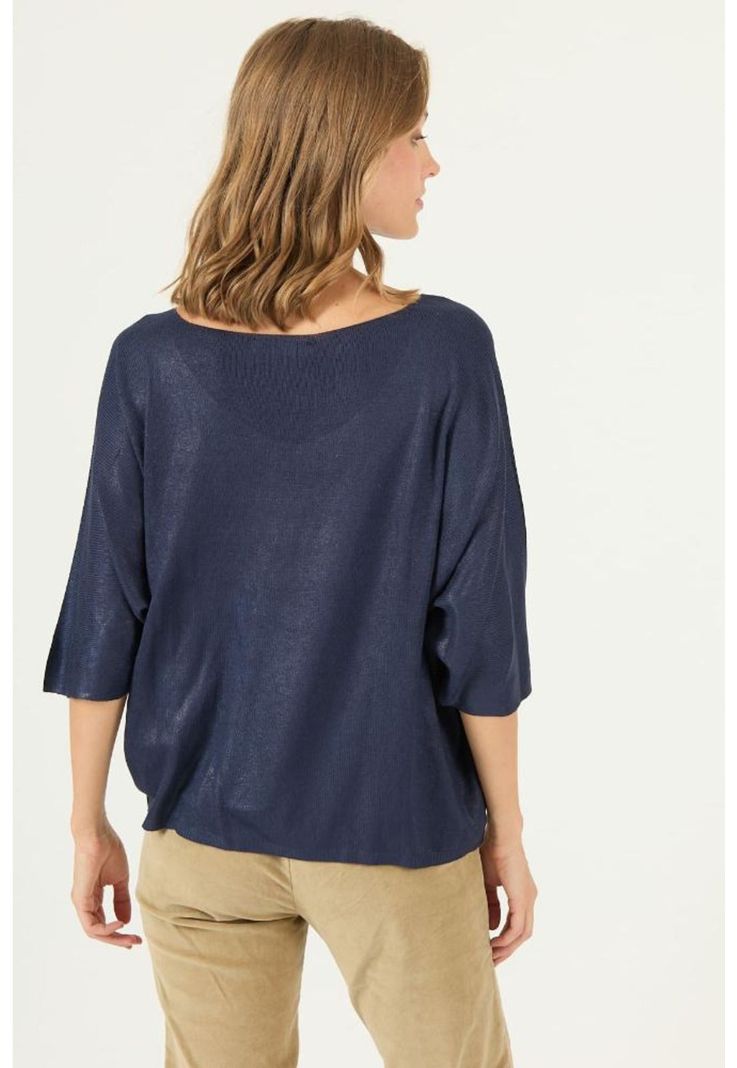 Sweater azul marino PRIVILEGE 2407-4