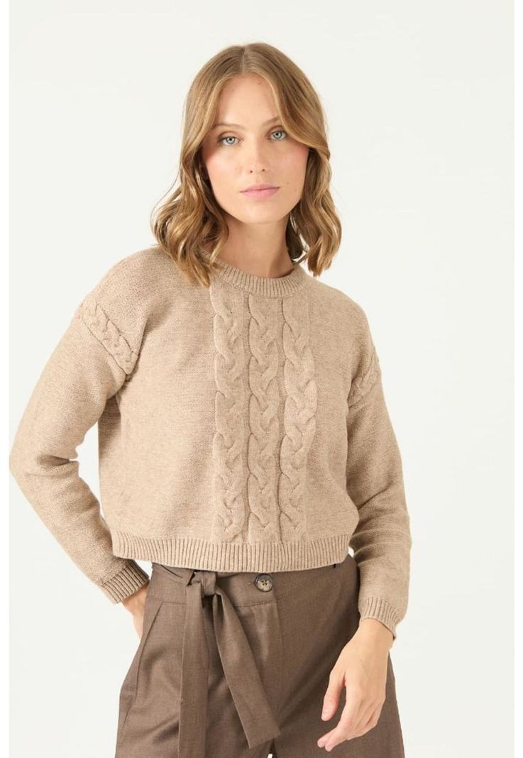 Sweater vison trenzado PRIVILEGE 2169-2