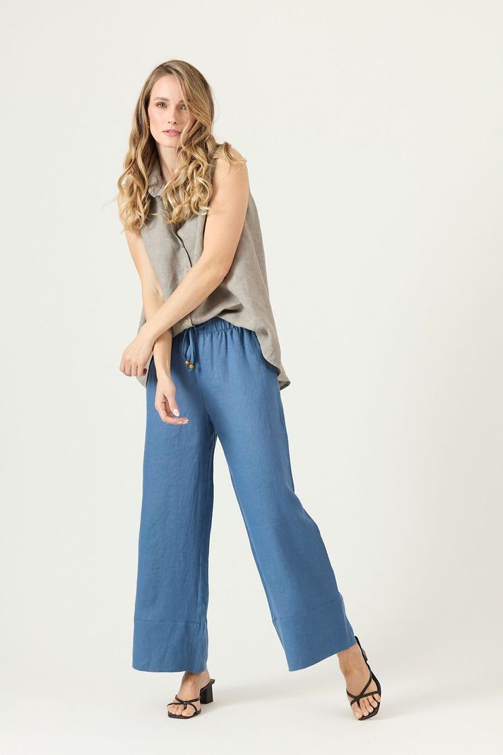 Blusa De Lino Vison Cod 4517915