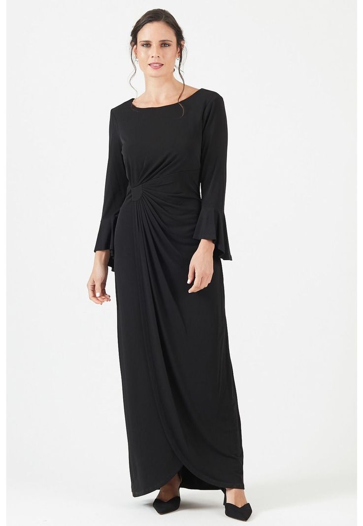 Vestido negro PRIVILEGE 573-0