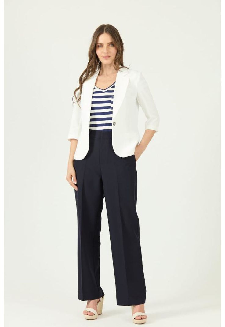 Pantalon straight azul marino PRIVILEGE 1100-0
