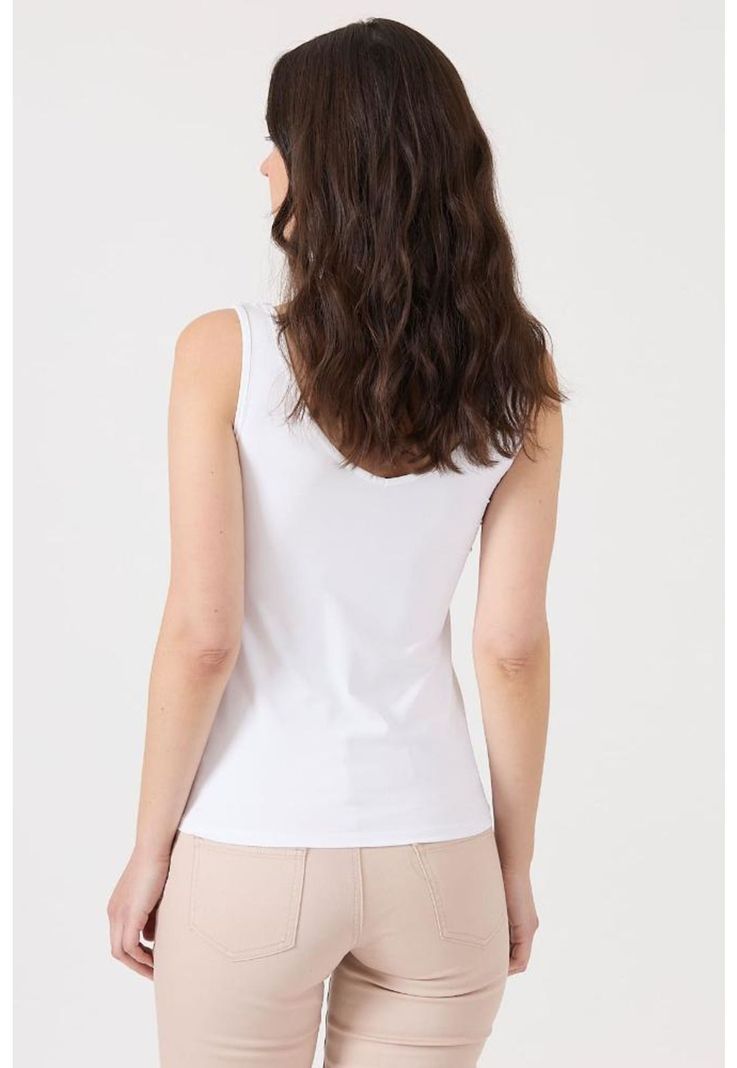 Polera poliamida blanca PRIVILEGE 1578-3