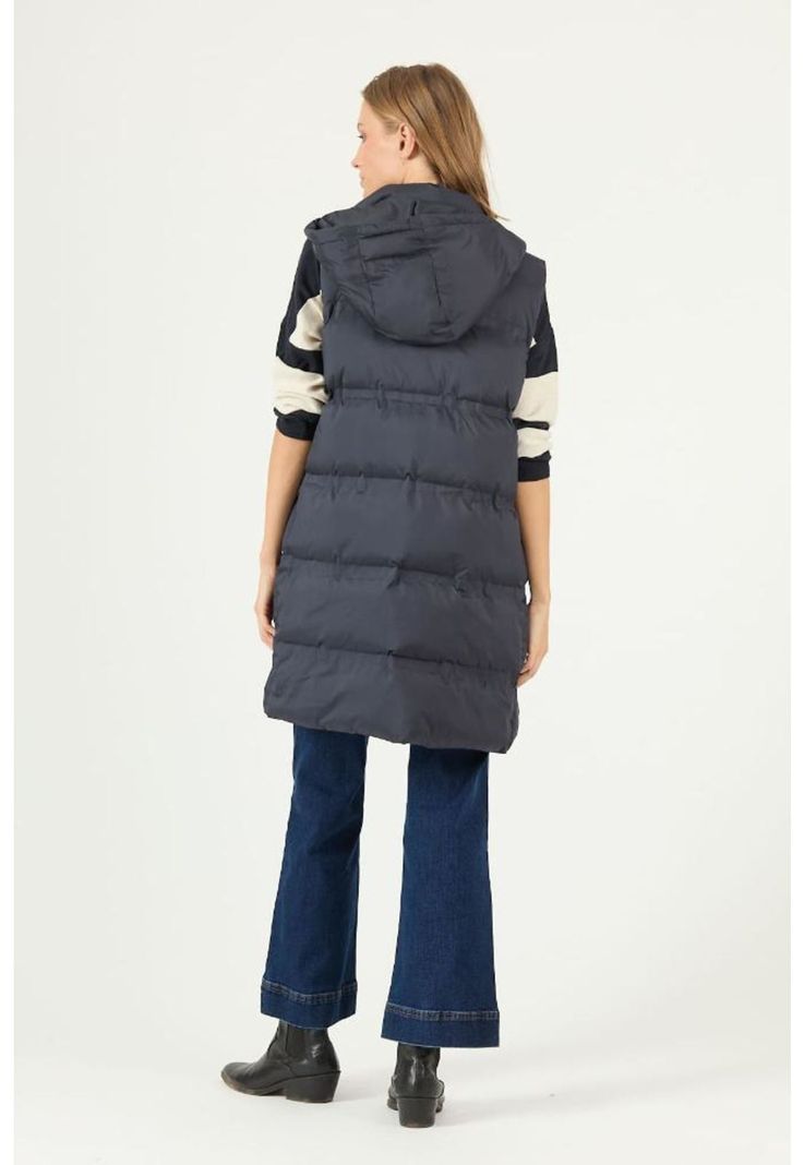 Parka azul marino PRIVILEGE 2336-4