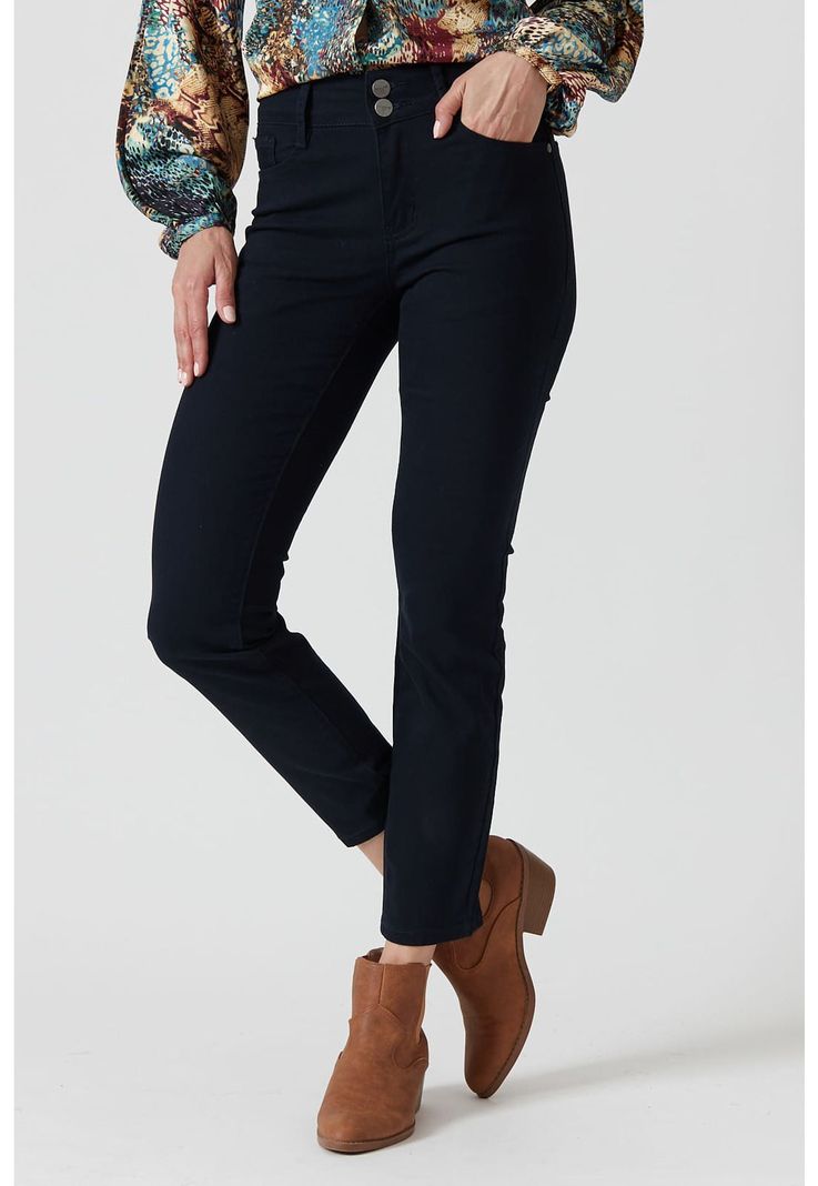 Pantalon skinny azul-1