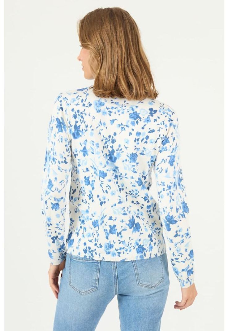 Cardigan crudo flores PRIVILEGE 2697-4