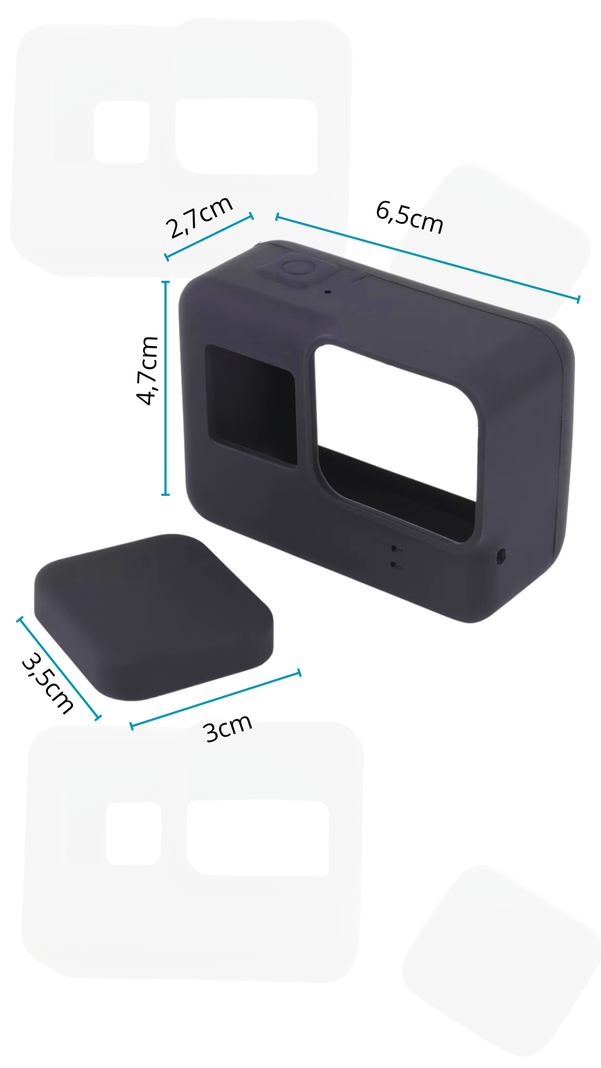 Funda Protectora De Silicona Para Gopro Hero 5 6 7-2