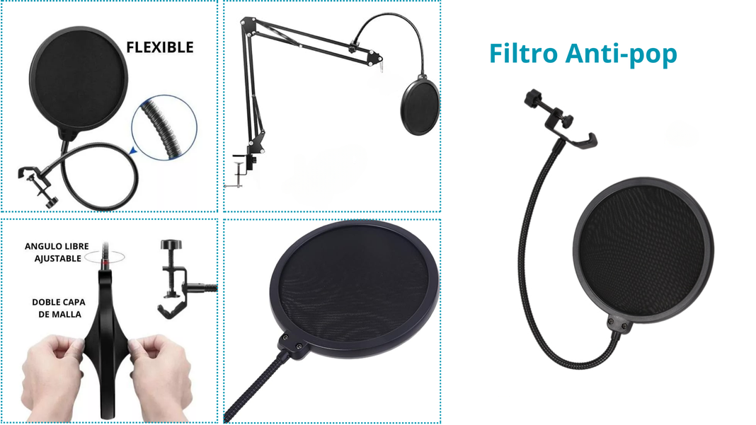Kit Soporte De Micrófono Para Live/streaming De Escritorio-6