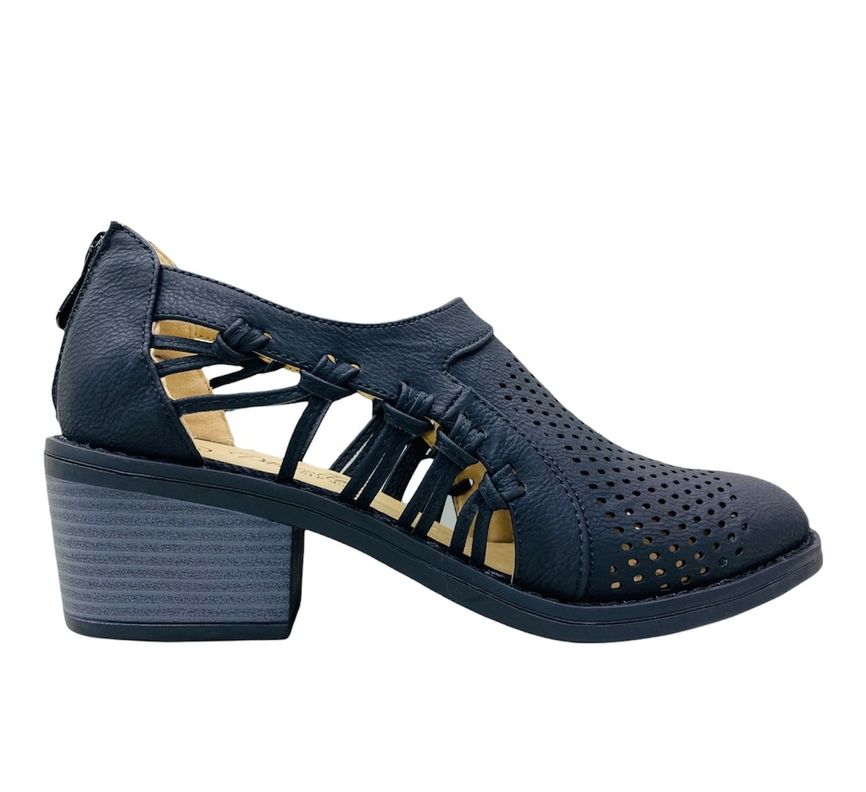 Mocasin Negro Trensado