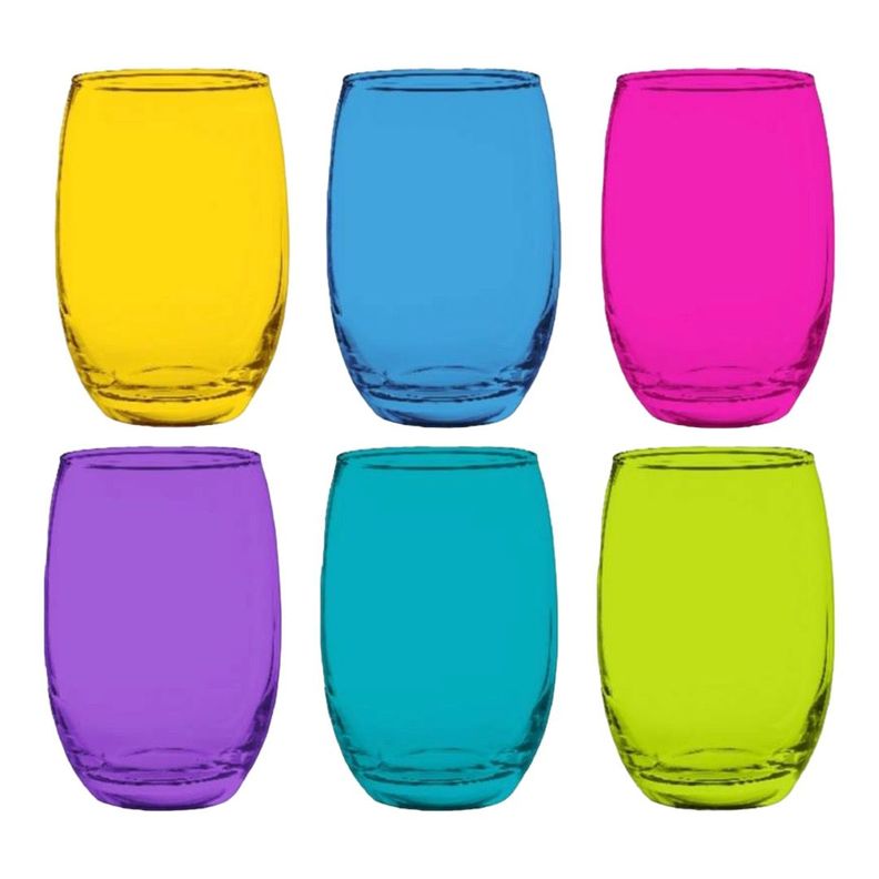 Display 6 Vasos Altos Mikonos Fondo Color 460 Cc-0