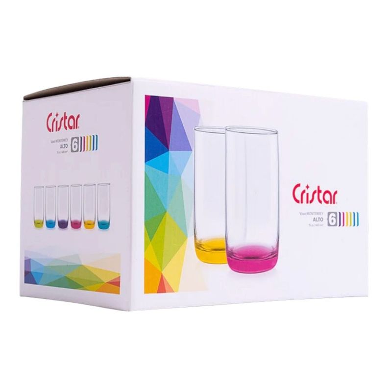 Display 6 Vasos Altos Monterrey Fondo Color 445 Cc-1