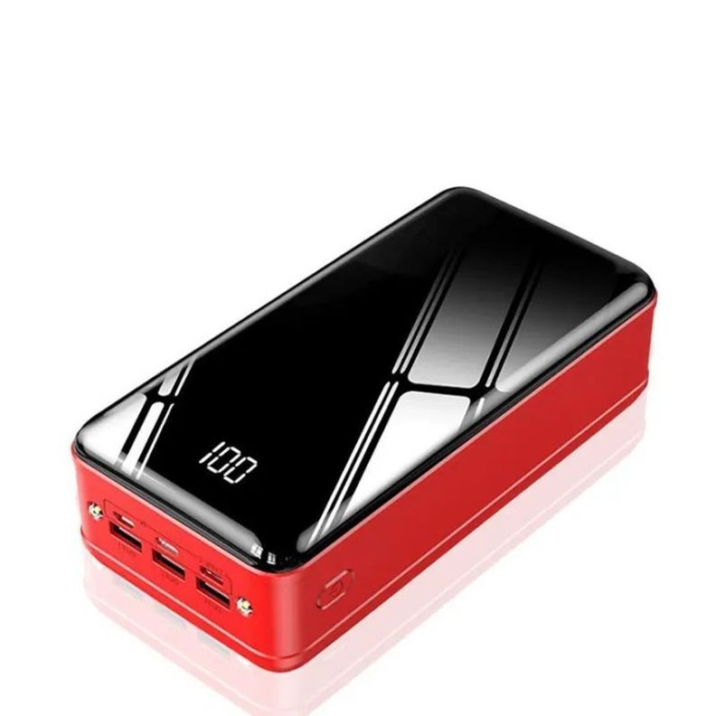 Cargador Portatil Power Bank 50000 mAh 3USB Rojo