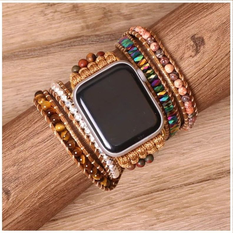 Pulsera piedras naturales para Apple Watch Series-2