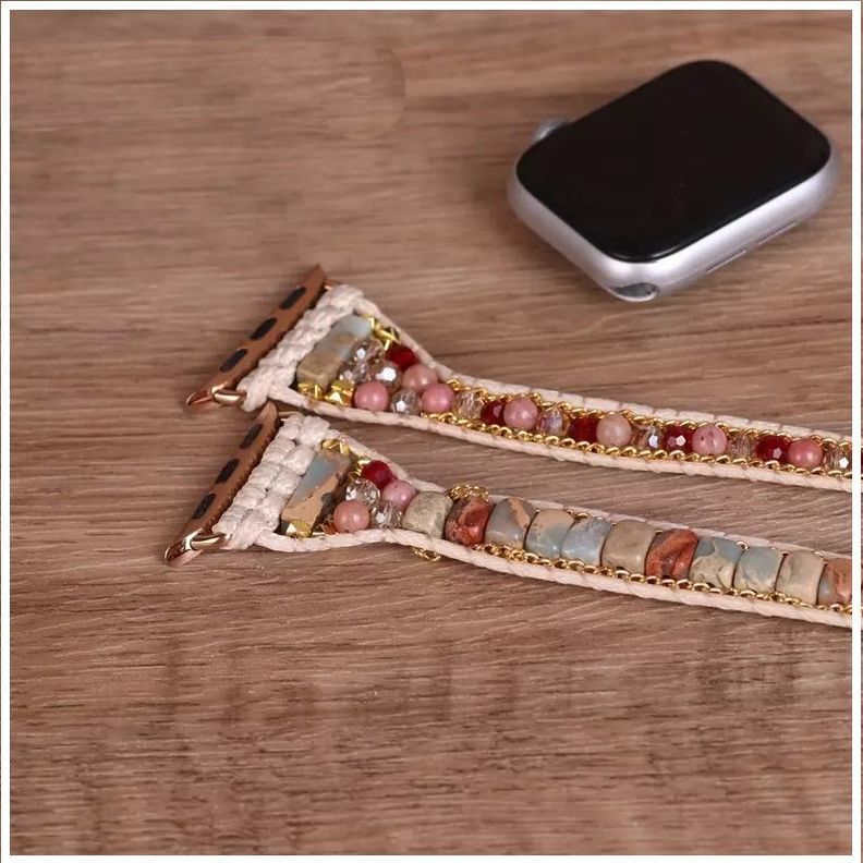 Pulsera piedras naturales para Apple Watch Series-4