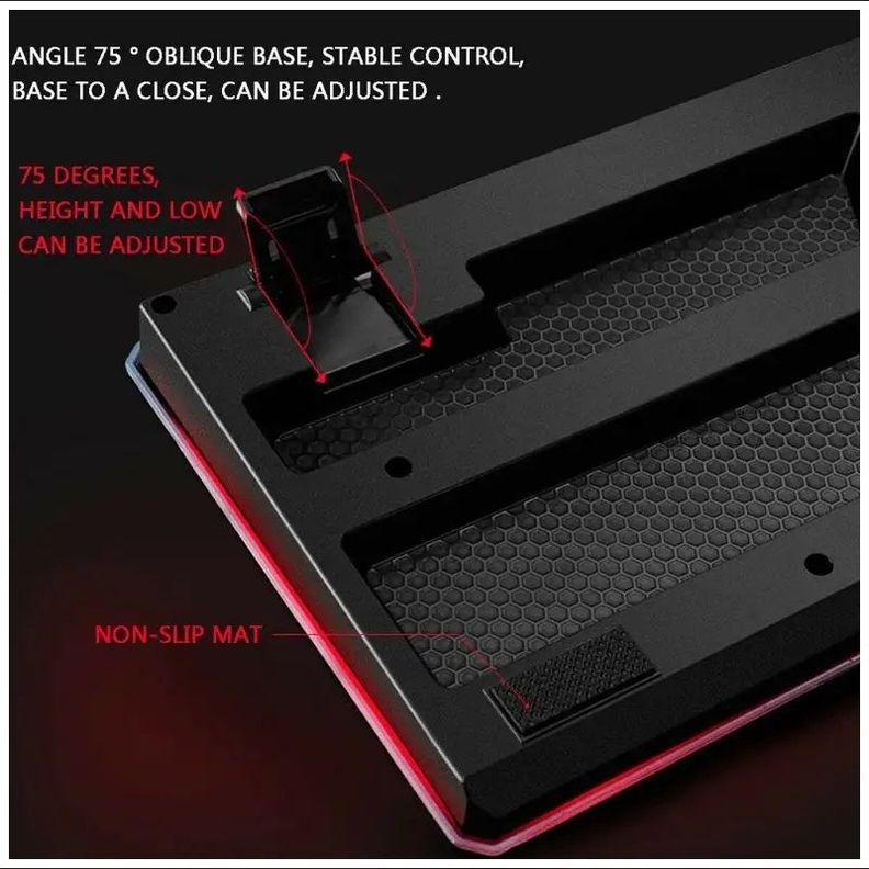 Set Gamer Retroiluminado con Teclado Mouse Audífonos MousePad  Luz Rgb-3