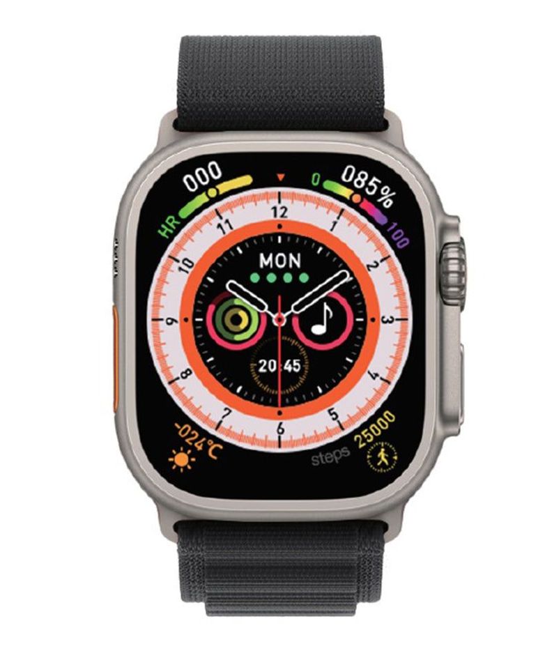 Smartwatch HW8 Ultra 2,02? blanco y naranjo