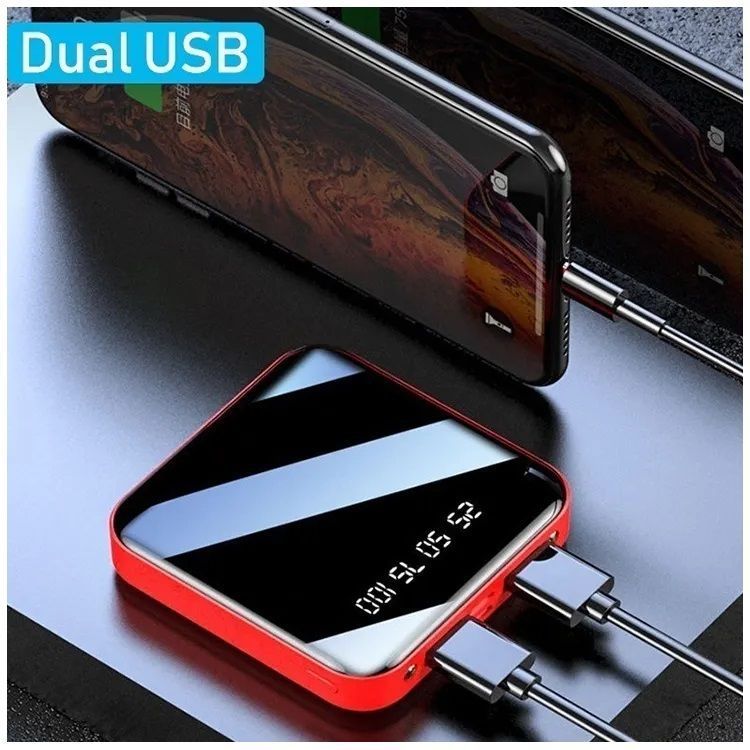 Cargador Portátil Power Bank 10000 mAh 2USB-2