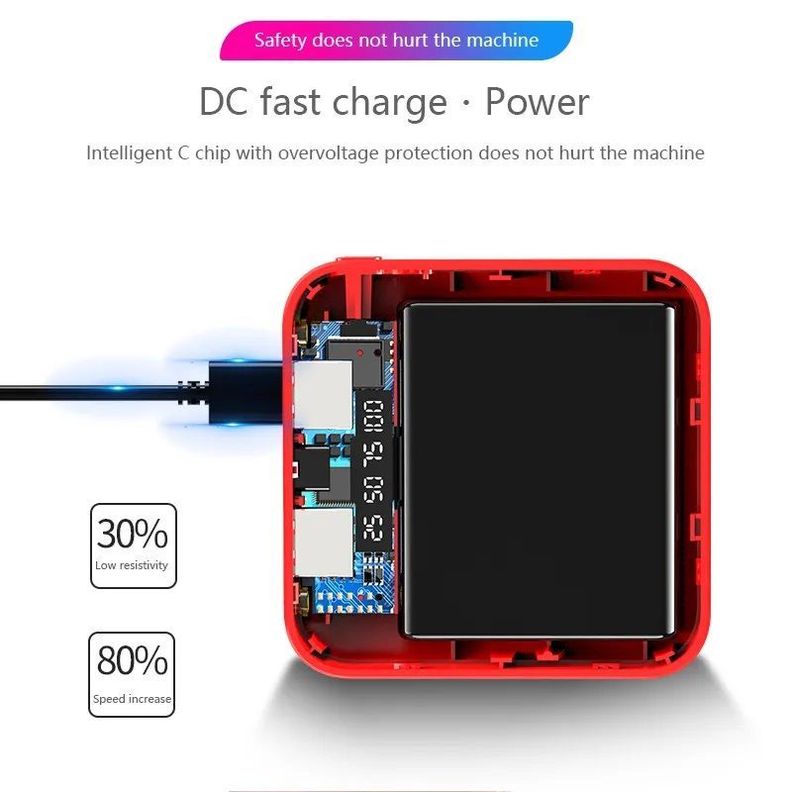 Cargador Portátil Power Bank 10000 mAh 2USB-4