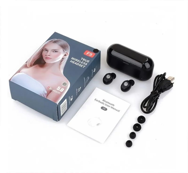 Audífonos inalámbricos Bluetooth In-Ear F9 V50-5