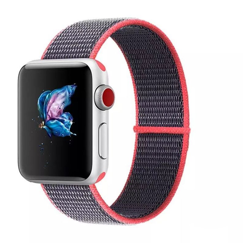 Correa para Apple Watch Nylon Velcro Todas Series-0