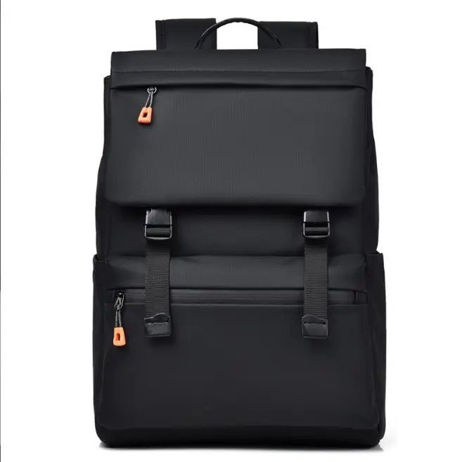 Mochila Premium Negra, Elegante, USB, Waterproof-0
