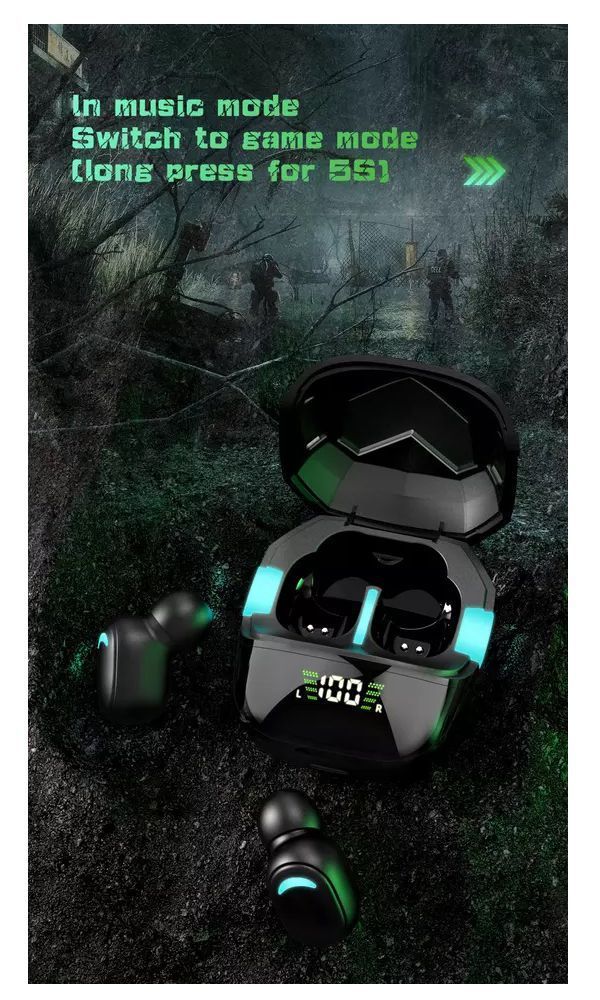Audífonos inalámbricos Bluetooth Gamer G7S V51-2