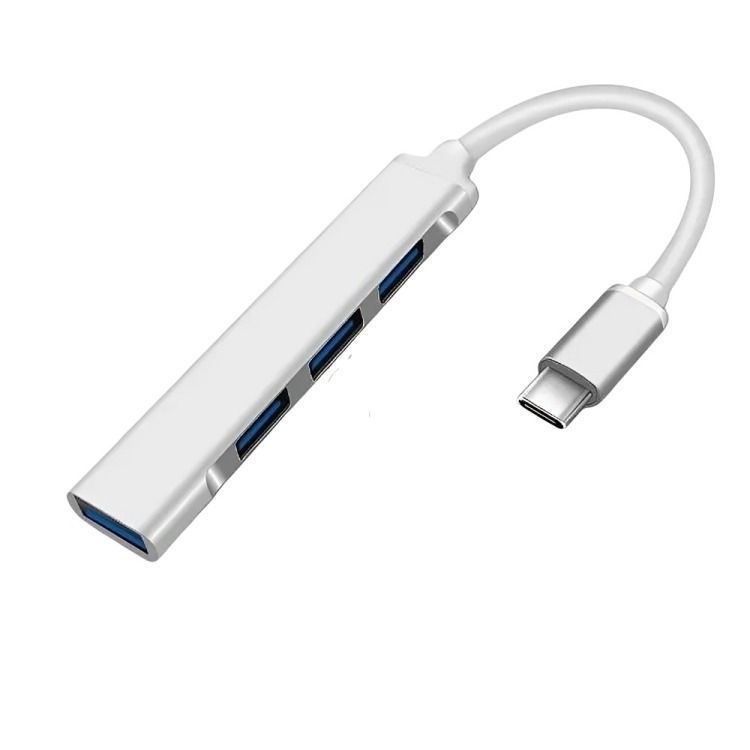Adaptador Usb Hub Tipo C 4 X Usb 3.0 4 En 1-0