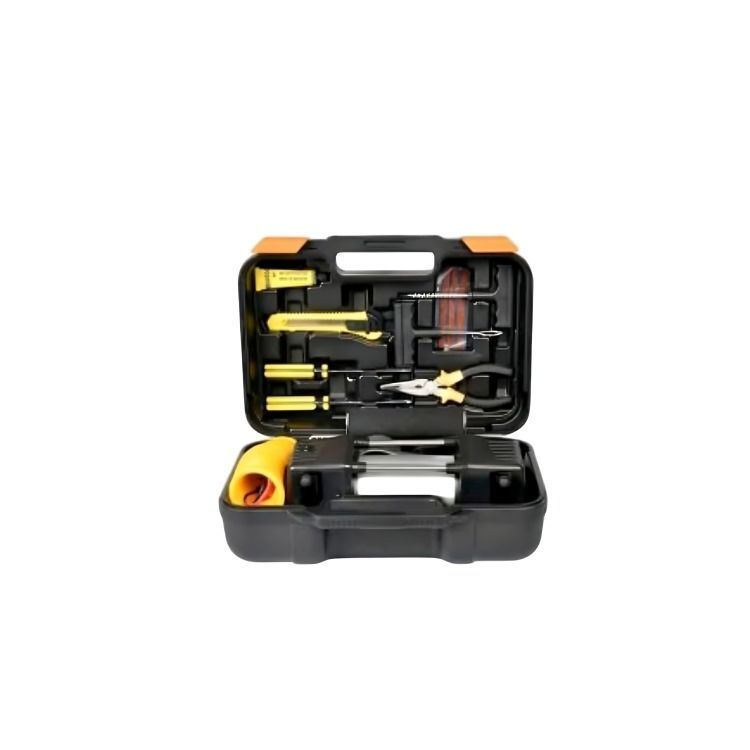 COMPRESOR DE AIRE METAL + KIT DE EMERGENCIA PARA AUTO 12V -2