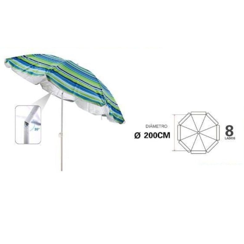 SOMBRILLA RECLINABLE 2 MTS DIAMETRO -2