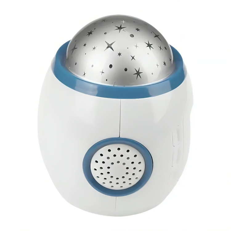 Reloj Despertador Digital Luz Led Estrellas Sonido-0