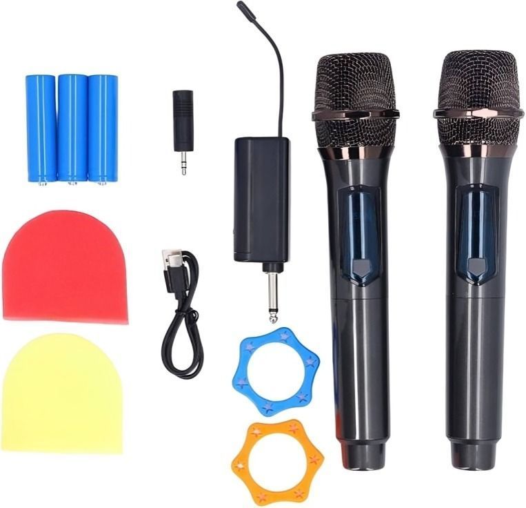 Micrófono Inalámbrico Profesional Karaoke Kit 2pcs-1