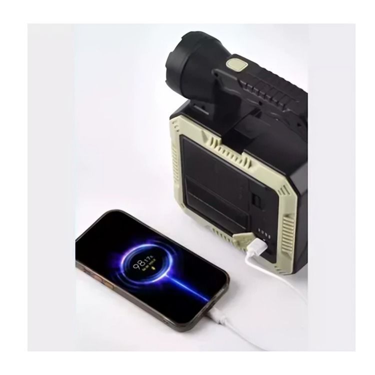 Linterna Solar 68 LED 7739-L con Power Bank-2