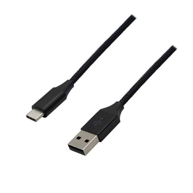CABLE TRENZADO DHC-TC102-1M USB 2,0 A USB-C 1 METRO-1