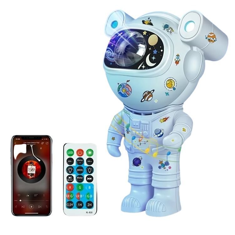 Astronauta Proyector Cielo Estrellado Bluetooth Galaxia-1