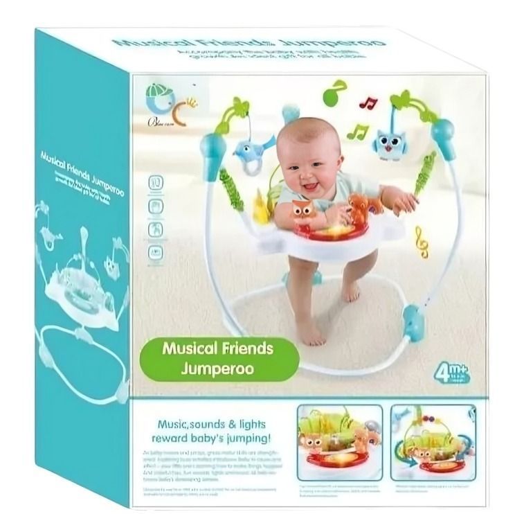 Baby Jumper Musical Multifuncion Celeste