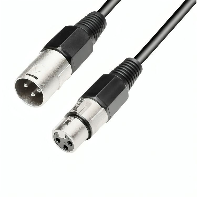 Cable Xlr Macho Hembra Balanceado De 1 Metro-0