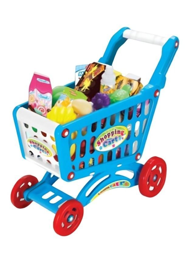 Carrito de compras 56 pcs - Azul-0