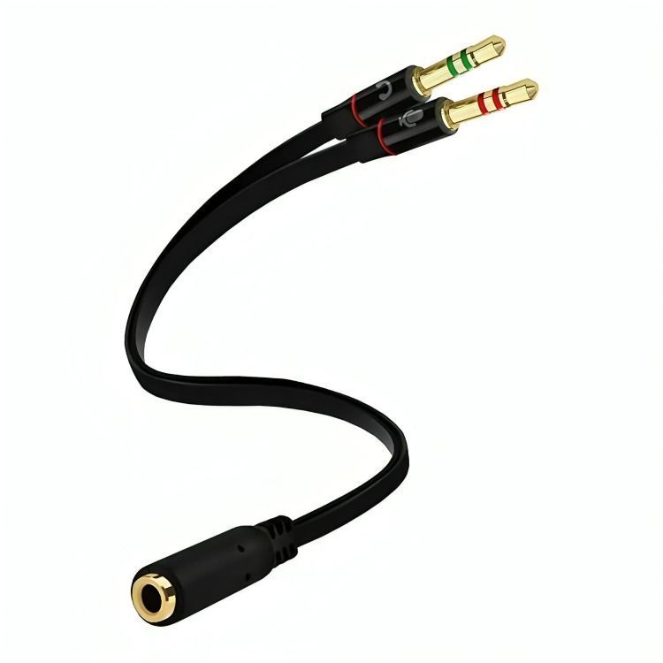 Cable Adaptador 3.5mm Para Audifonos Con Micrófono-0