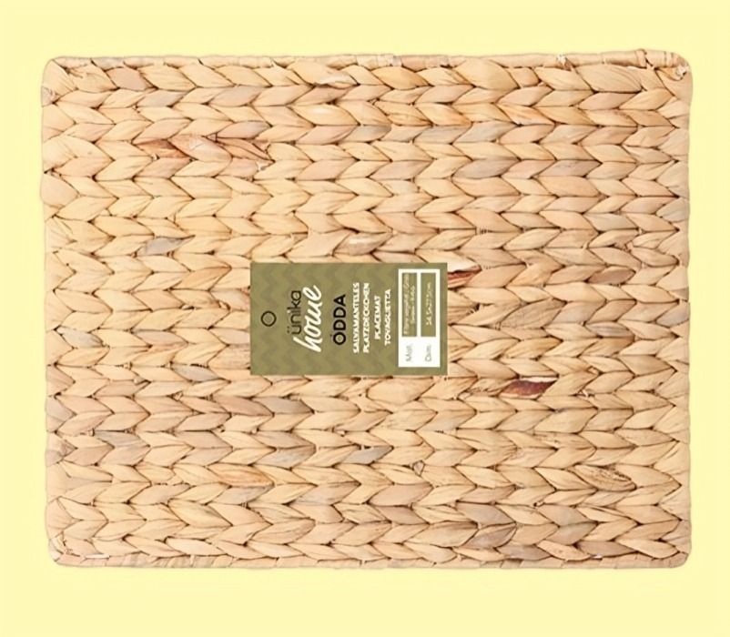 SET X 2 SALVAMANTELES 28X28CM RATTAN CUADRADO -1