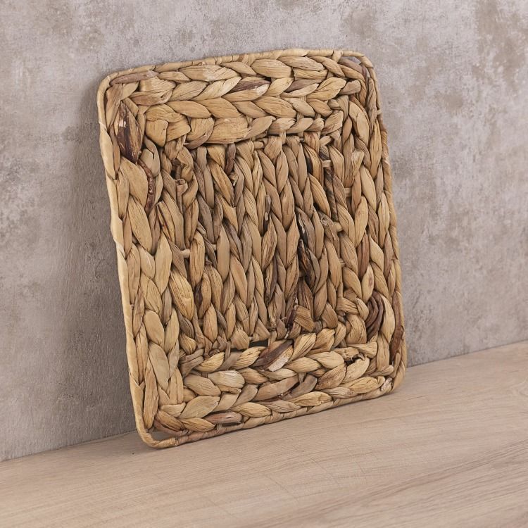 SET X 2 SALVAMANTELES 28X28CM RATTAN CUADRADO -2