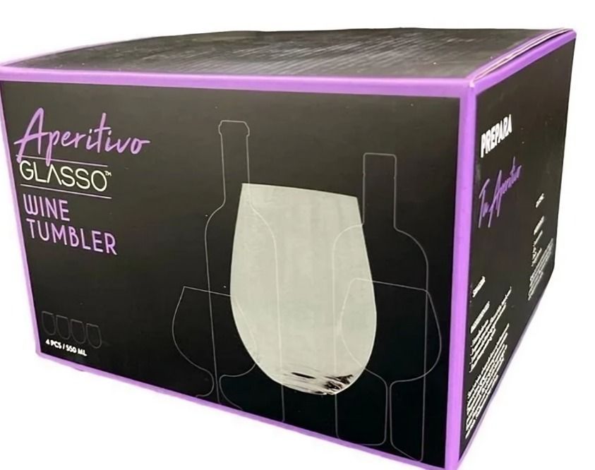 SET 4 VASOS VINO GLASSO-2