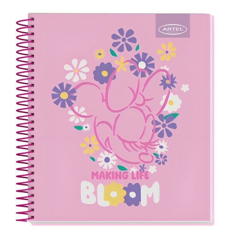 PACK 8PCS CUADERNOS 120HJ MINNIE ARTEL 2962-0